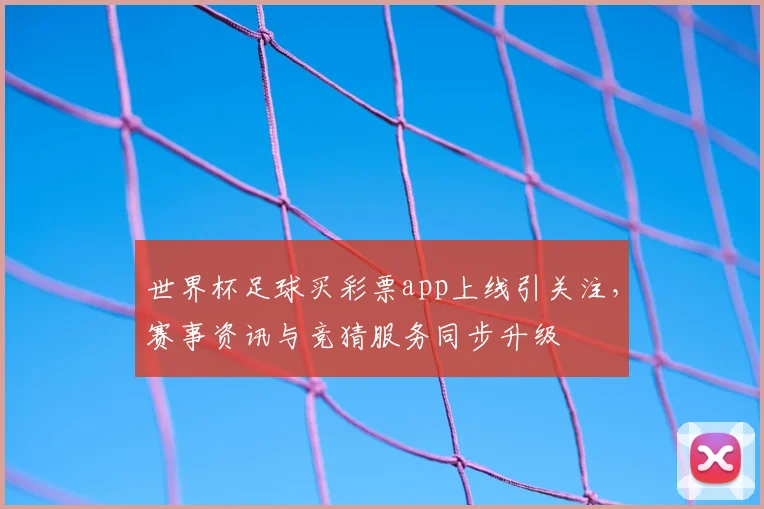 世界杯足球买彩票app上线引关注，赛事资讯与竞猜服务同步升级
